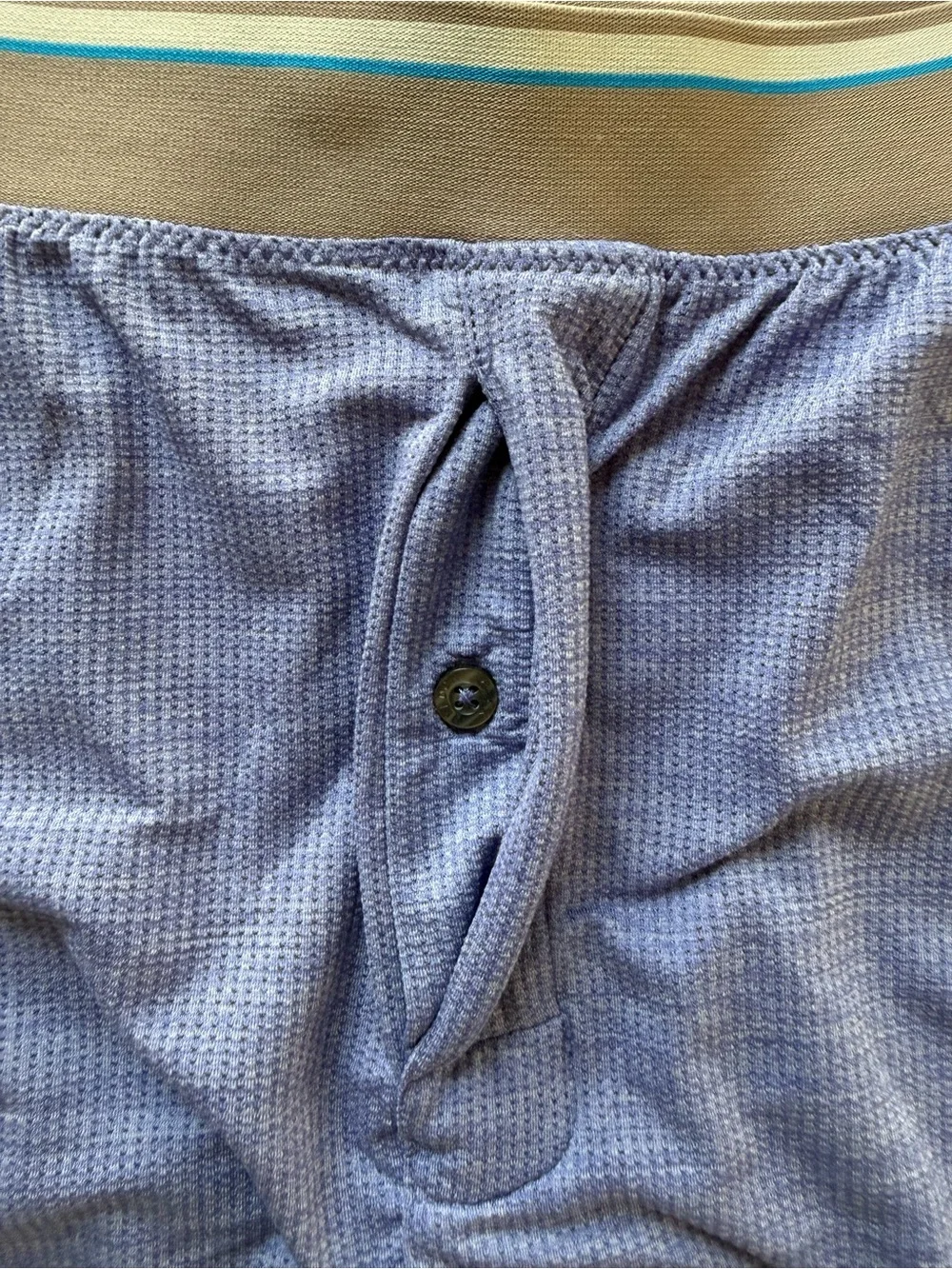 Mack Weldon - Men's Light Lavender Lounge  Boxer Shorts with Striped Waistband